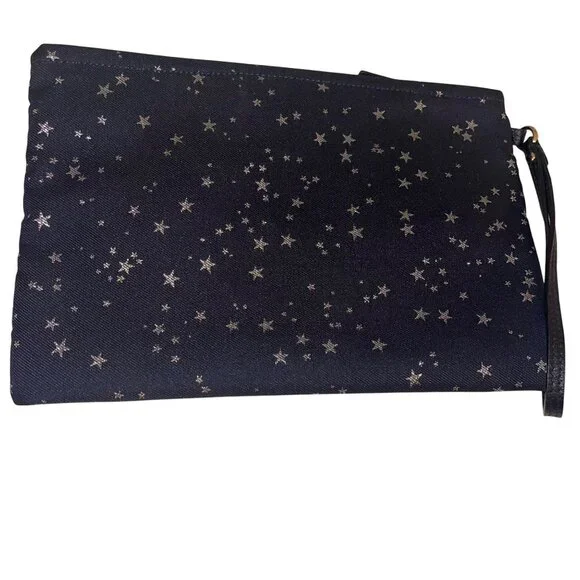 Kate Spade Womens Clutch Wristlet Bag Blue Starry Night Casual - Picture 7 of 9